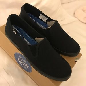 Women’s Keds NWT Black Champion Slip On Sneakers